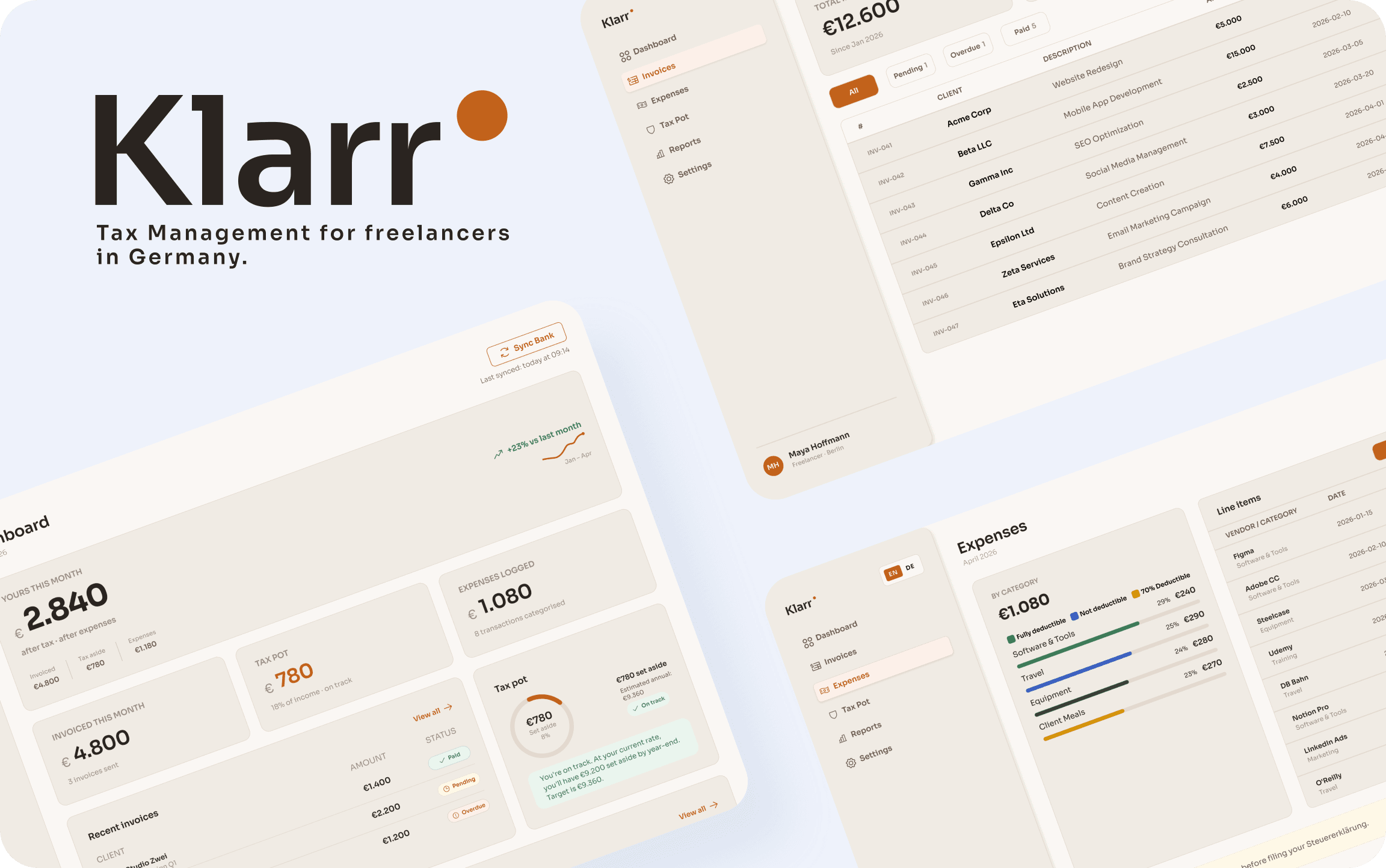 Tax Management for Freelancers in Germany
